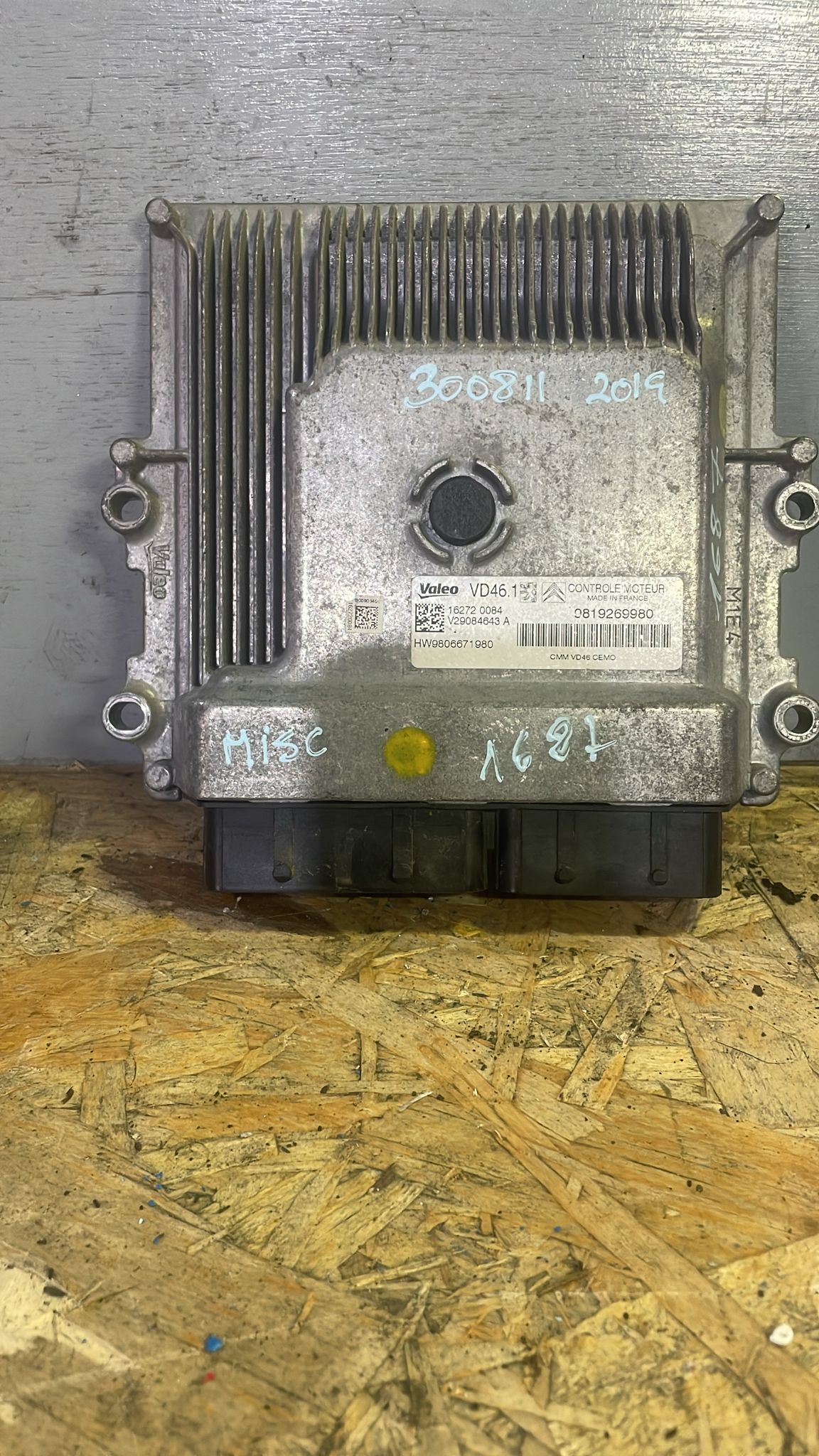 Centralina Motor / ECU – Citroën C3 III / C4 / Peugeot 3008 II 1.2 – Ref. 9819269980 / V29084643