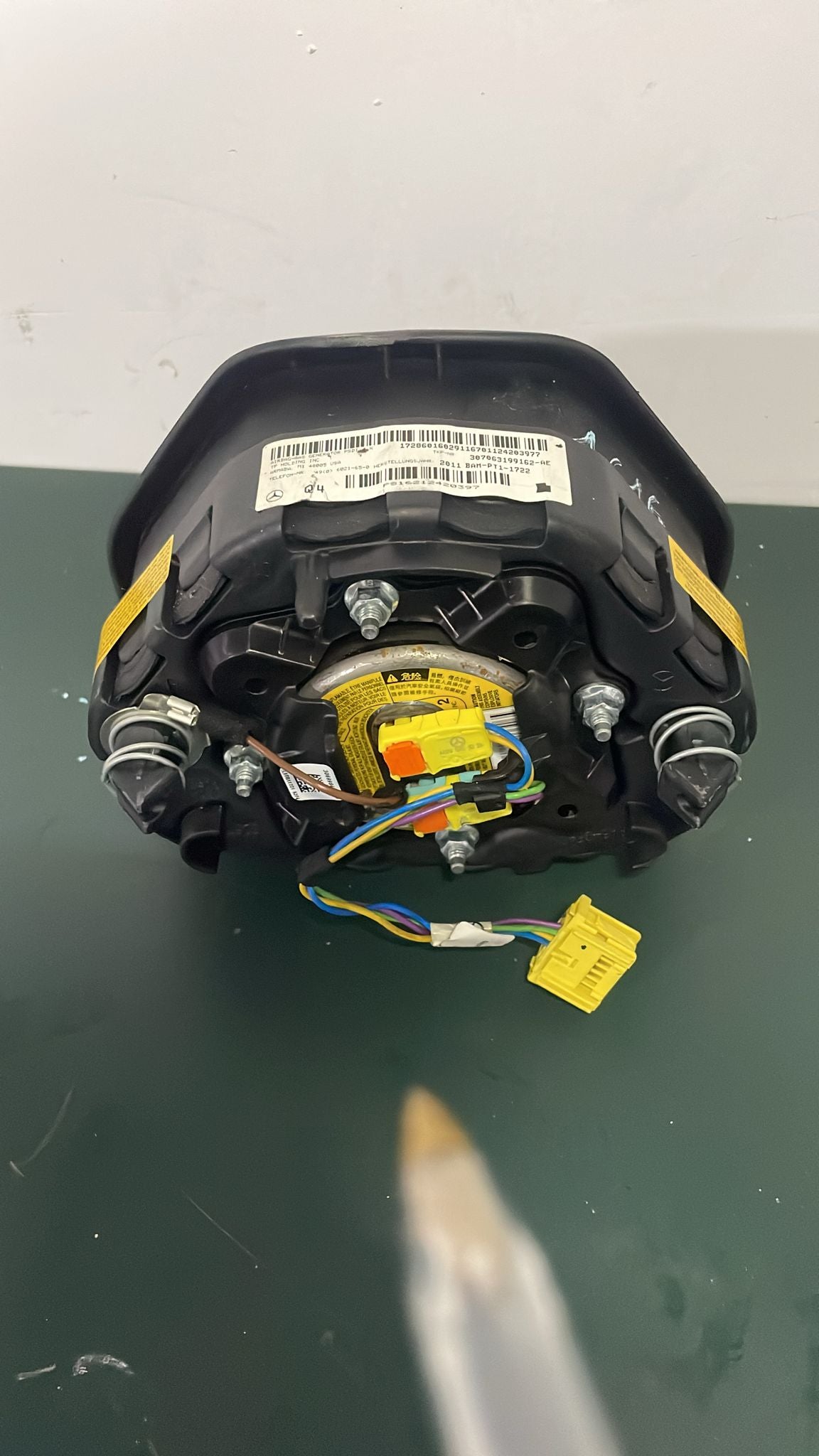 Airbag Volante Esquerdo – Mercedes Classe C W204 2011»2015 – Ref. 1728601602 / 307063199162AE