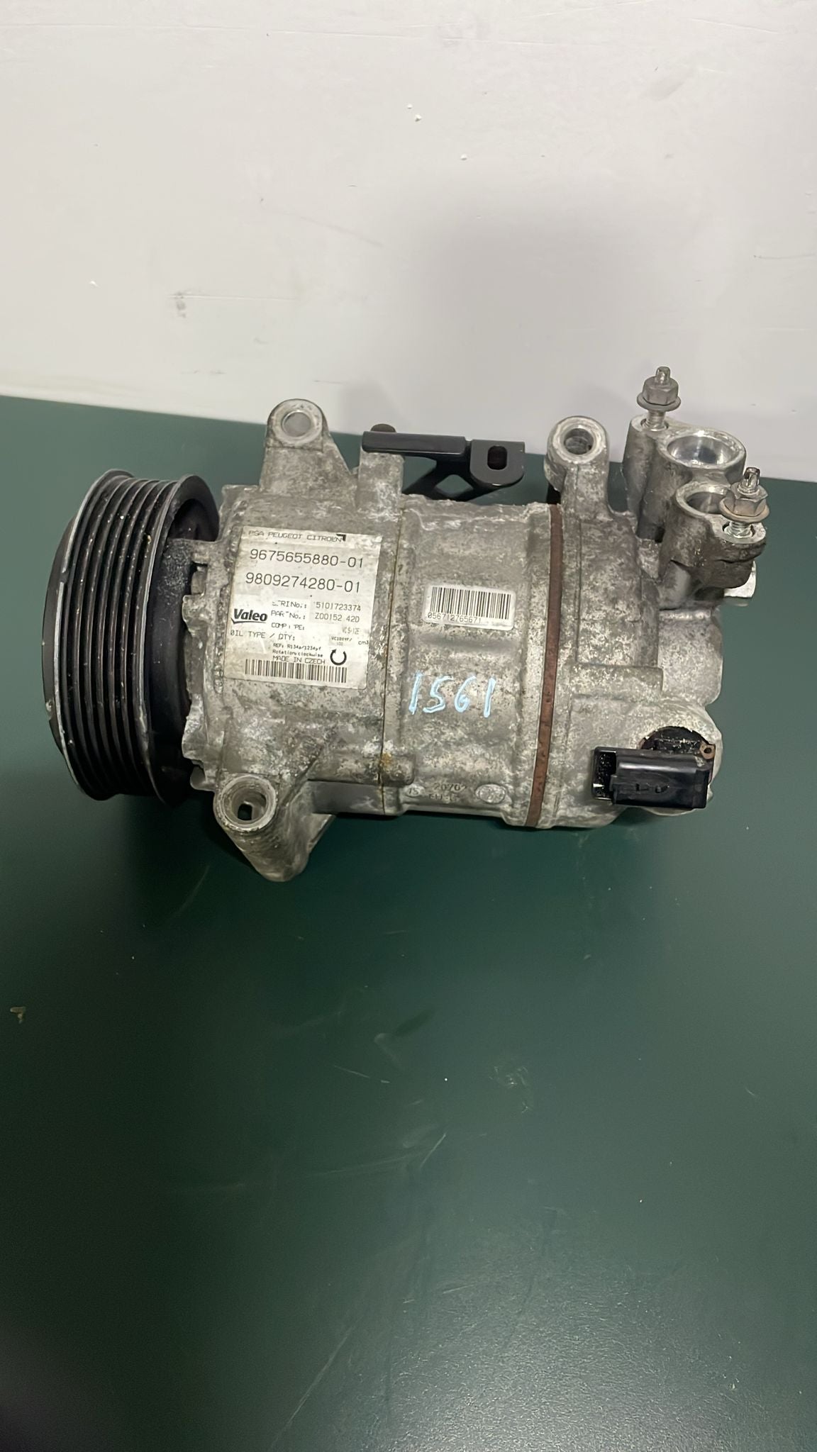 Compressor Ar Condicionado – Peugeot 308 II SW 2013»2017 – Valeo 9675655880-01 / 9809274280-01