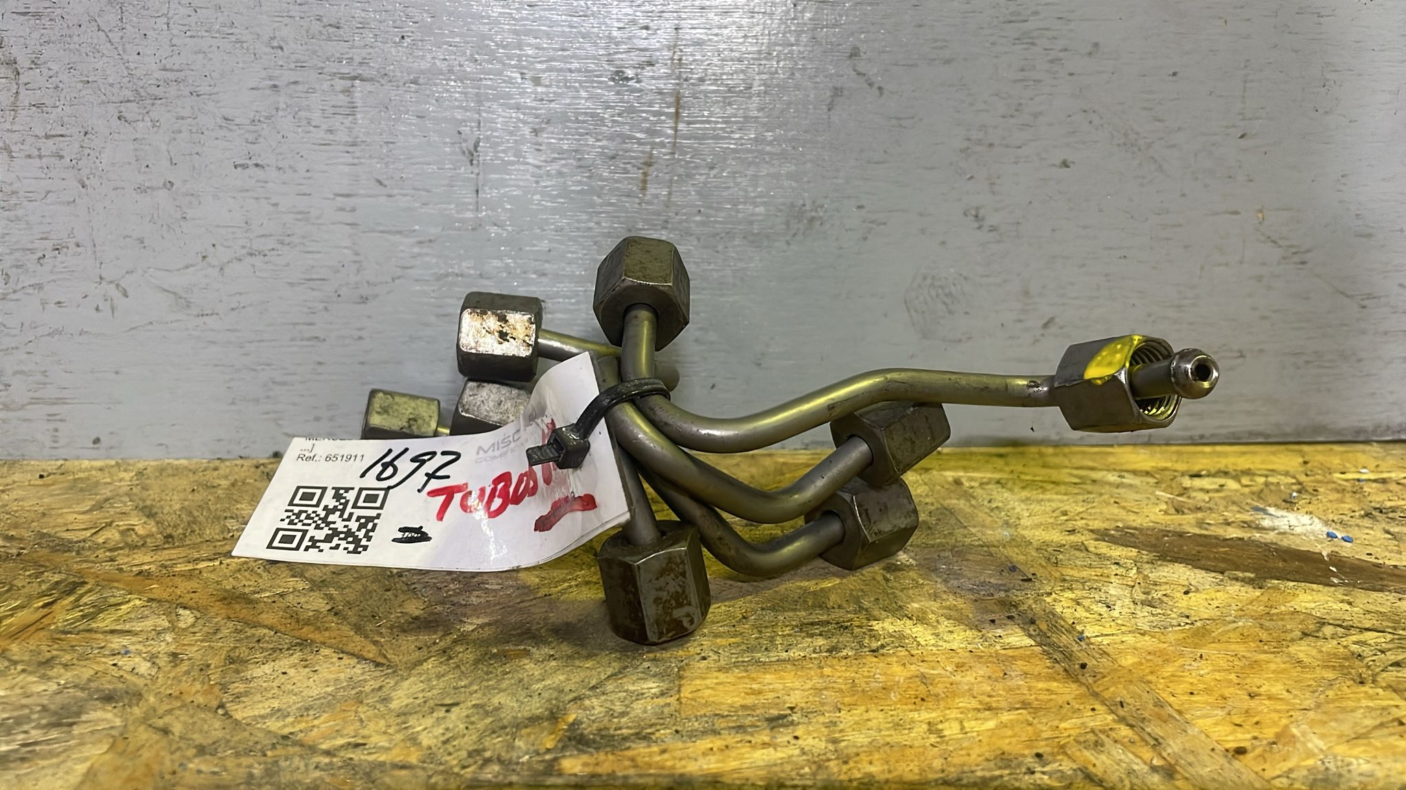 Conjunto de Tubos de Bomba Injetora / Injetores – Mercedes Motor OM651 2006»2020