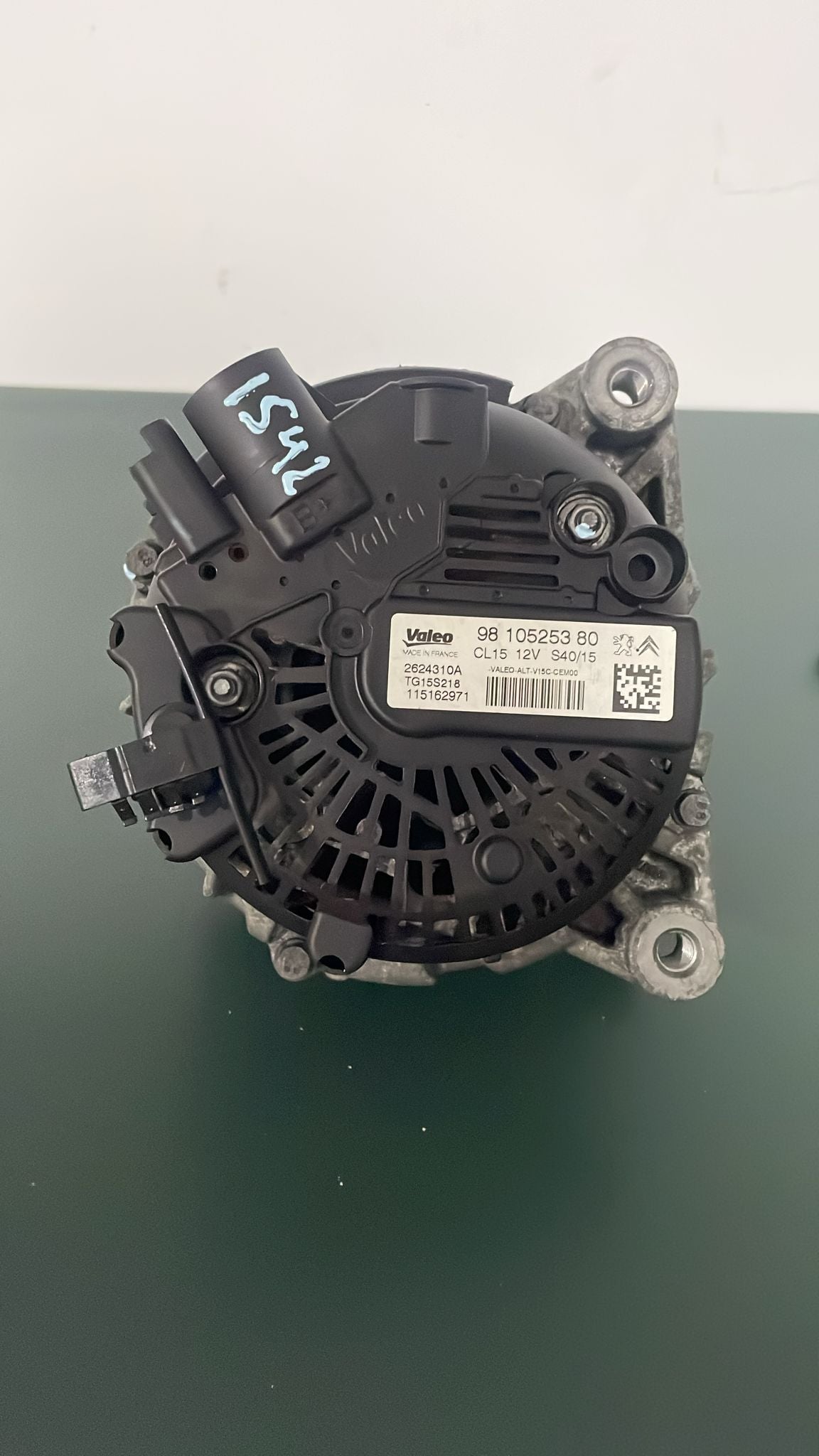 Alternador – Peugeot 2008 / 308 SW 2013»2016 – Ref. 1612458880 / 9810525380 / 2624310A